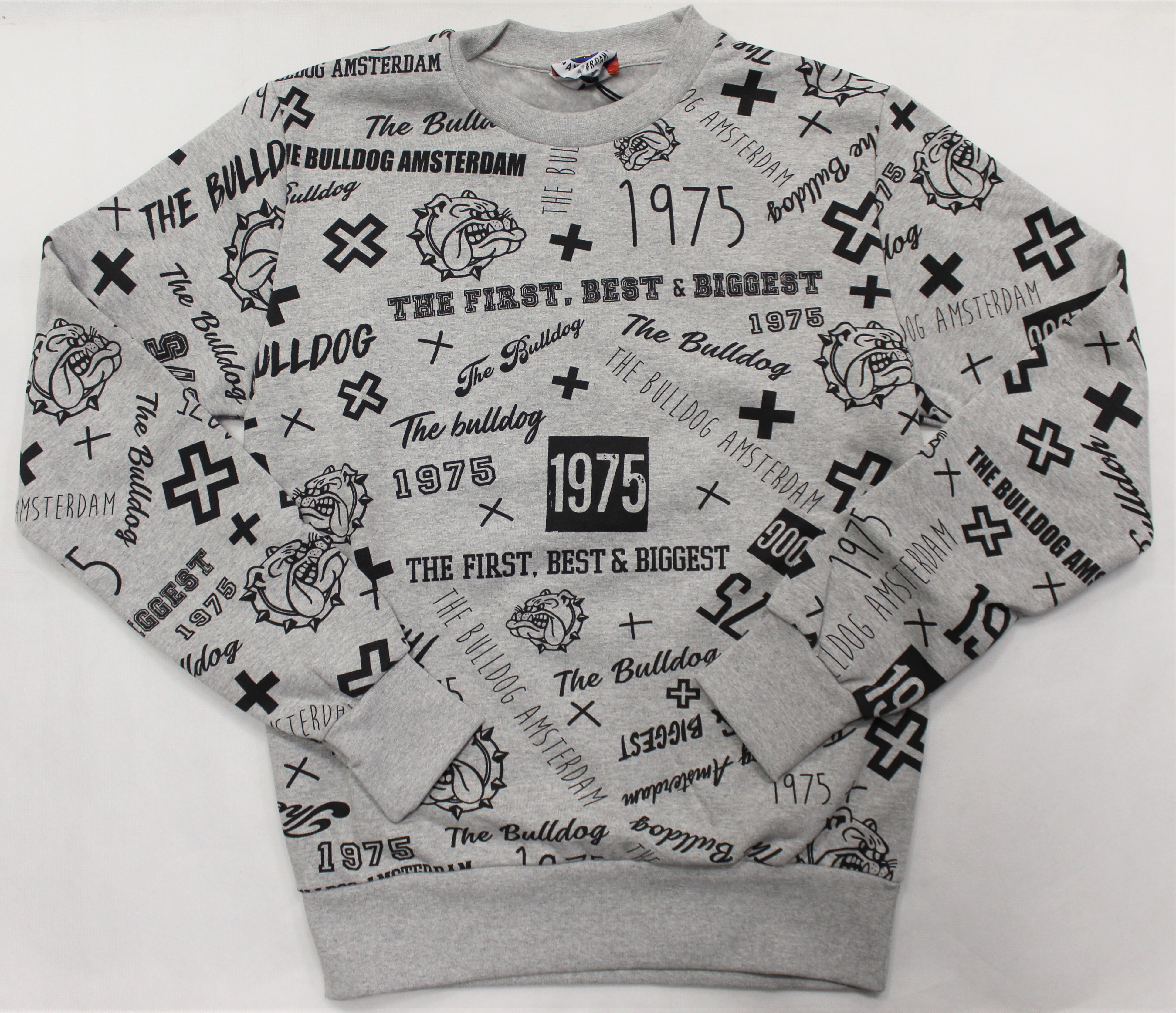 Felpa donna fantasia The Bulldog Amsterdam • Minù — La Boutique