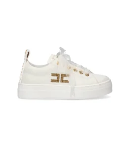 Sneakers logo strass ELISABETTA FRANCHI