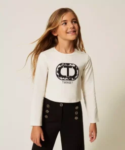 T-Shirt logo animalier TWINSET