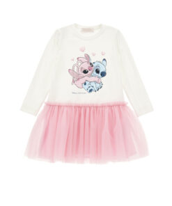 Abito balza tulle Stitch Monnalisa