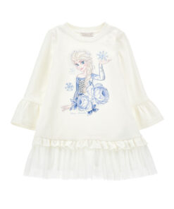 Abito felpa Frozen Monnalisa