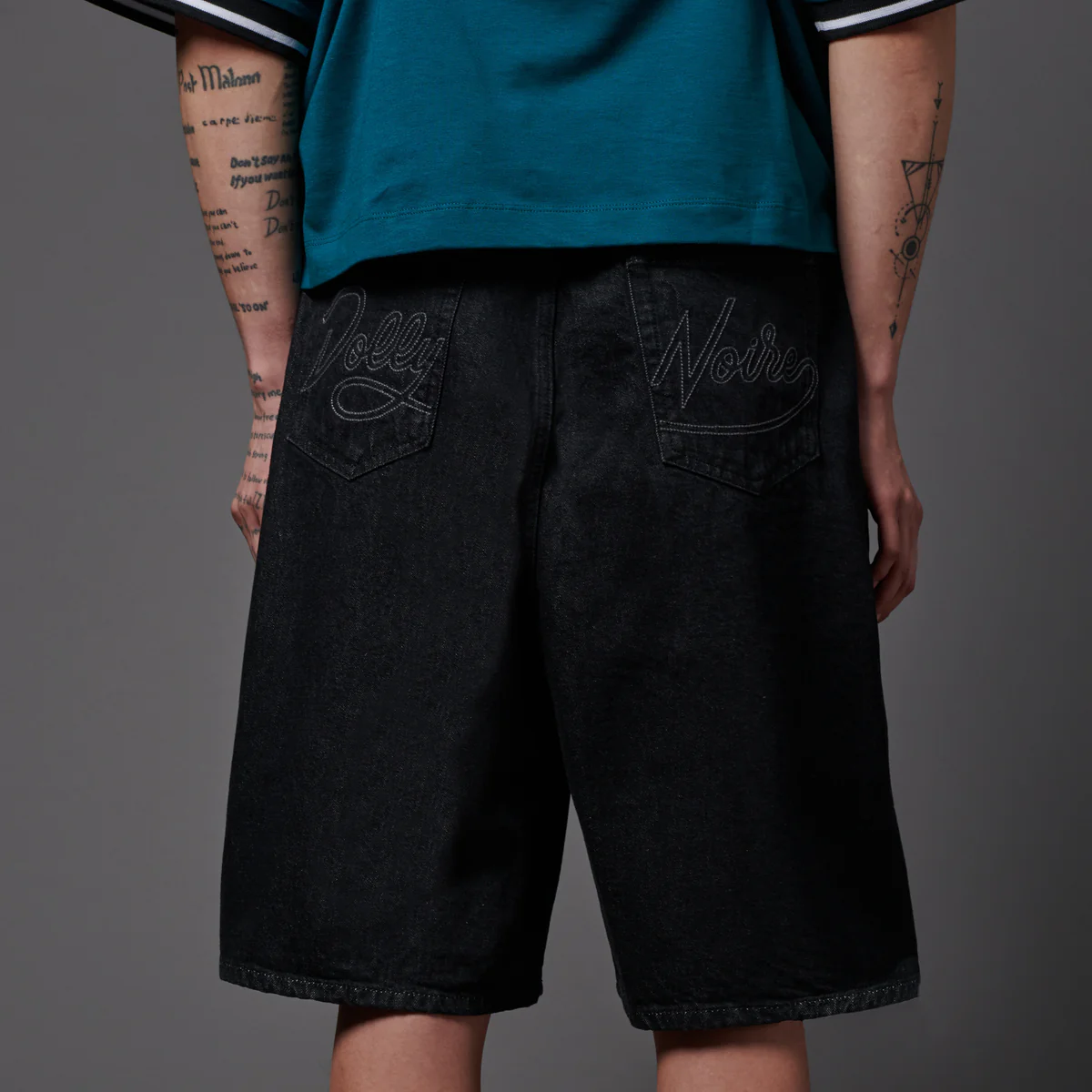 Shorts Baggy Dark Indigo DOLLY NOIRE - immagine 4