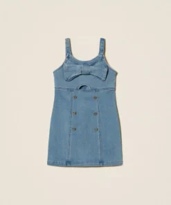 Abito in jeans con fiocco TWINSET