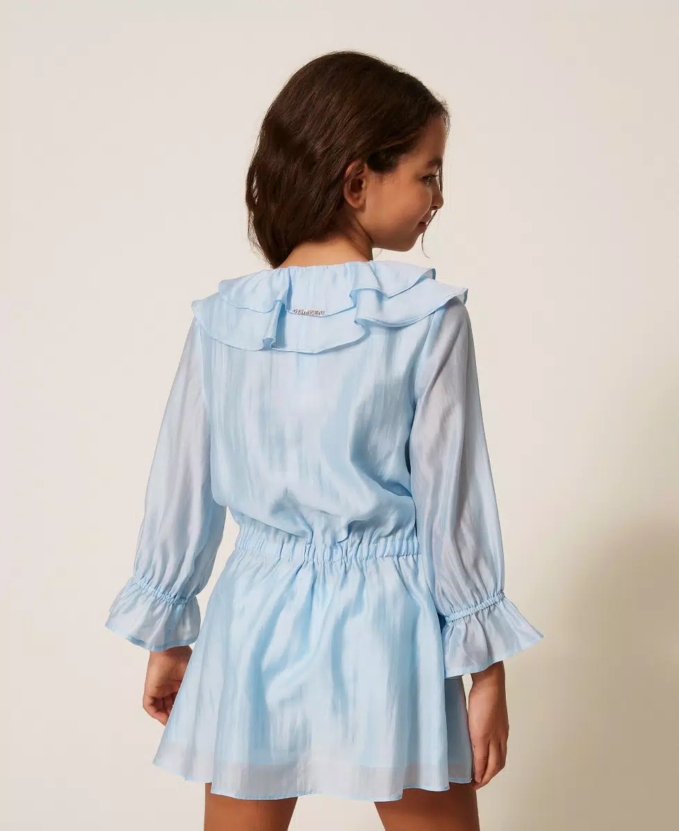 Abito in voile con volant TWINSET - immagine 3