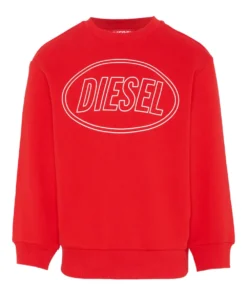 Felpa girocollo stampa logo DIESEL