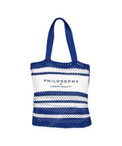 Borsa Shopper a righe PHILOSOPHY di Lorenzo Serafini