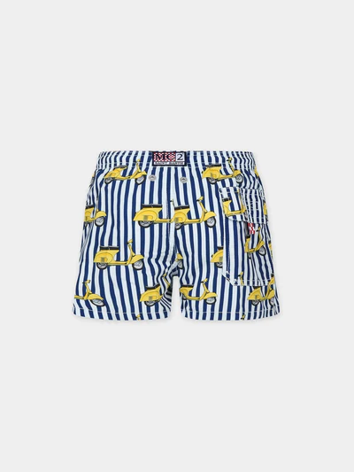 Costume mare Boxer Vespa Ride Stripes MC2 SAINT BARTH - immagine 2