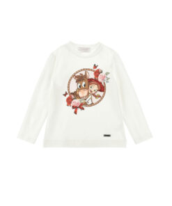 T-Shirt Toy Story fiori e paillettes Monnalisa
