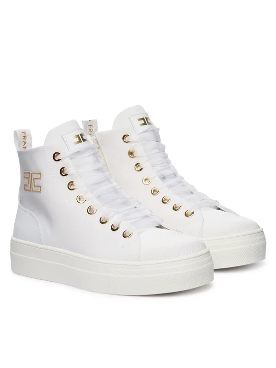 Sneaker alta in tessuto ELISABETTA FRANCHI - immagine 2