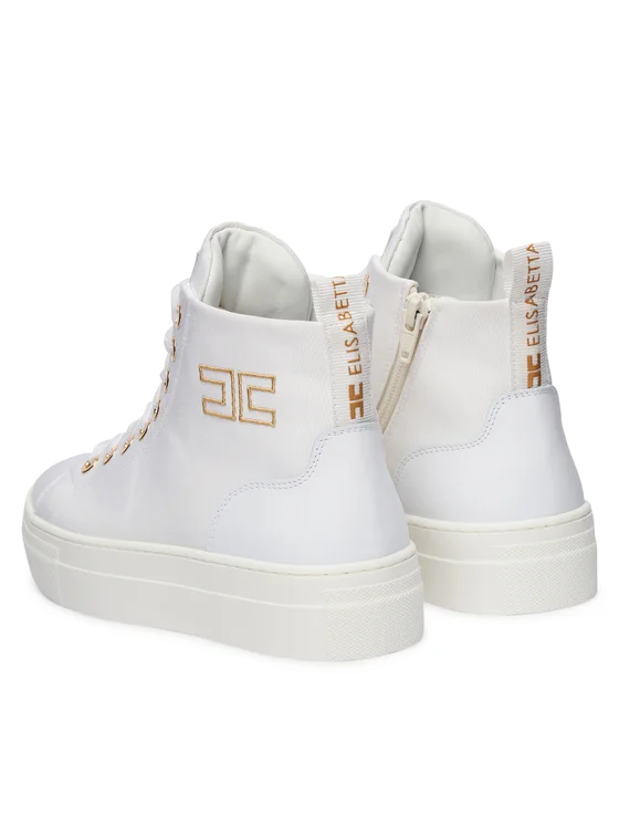 Sneaker alta in tessuto ELISABETTA FRANCHI - immagine 3
