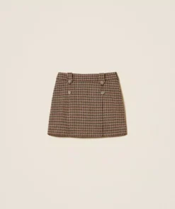 Minigonna in pied de poule TWINSET
