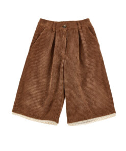 Pantalone Bermuda in velluto con merletto PHILOSOPHY di Lorenzo Serafini