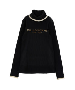 Maglia Lupetto logo e pizzo PHILOSOPHY di Lorenzo Serafini