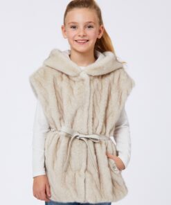 Gilet in ecopelliccia con cappuccio Liu Jo