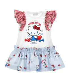 Vestito Hello Kitty con volants MONNALISA