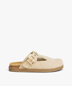 Ciabatta Sabot in pelle scamosciata TOMMY HILFIGER