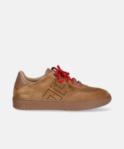 Sneakers in suede con logo in strass ELISABETTA FRANCHI